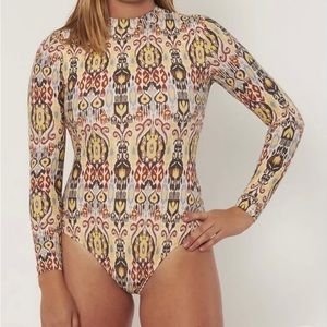 SALE Sisstererevolution One piece Rash guard women’s L nwt